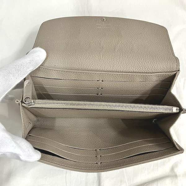 Louis Vuitton Monogram Mahina Portefeuille Iris M60144 Long Wallet For Women