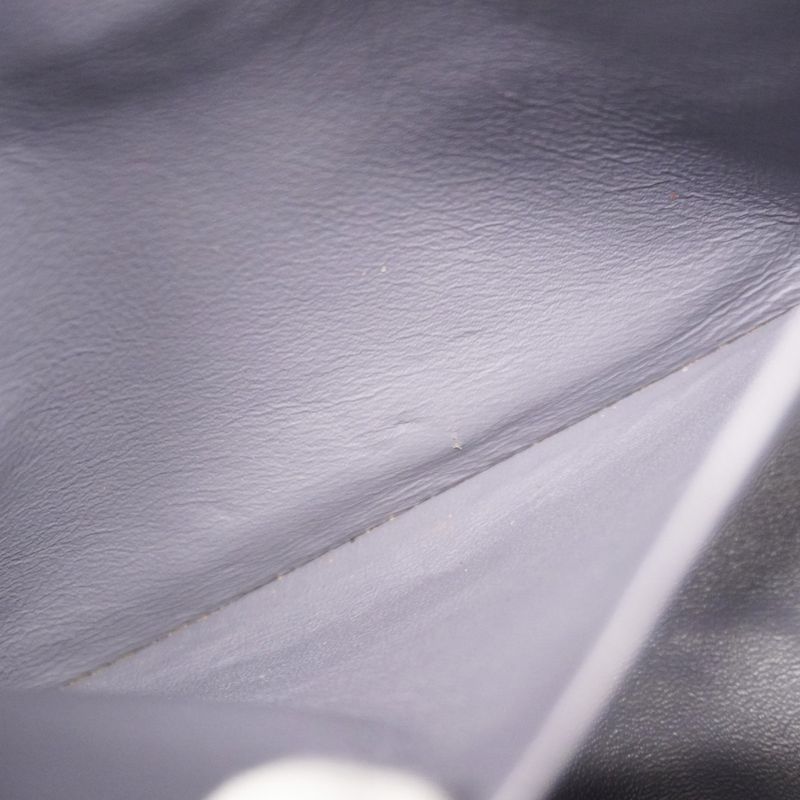 Chanel Shoulder Bag Matelasse Lambskin Purple Silver Hardware Women