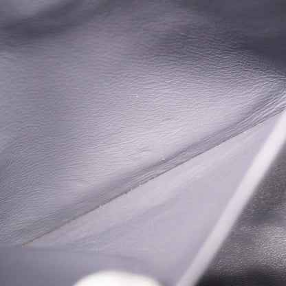 Chanel Shoulder Bag Matelasse Lambskin Purple Silver Hardware Women