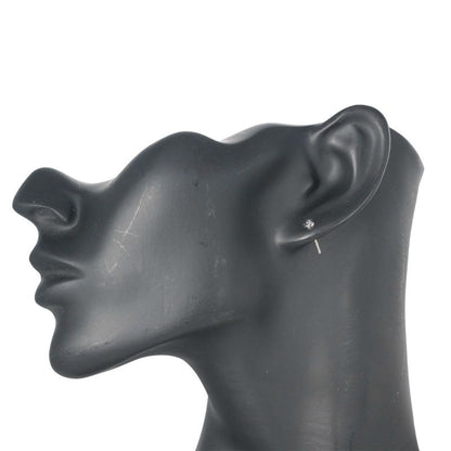 Tiffany & Co By-the-yard Silver 925 X Diamond Ladies 0.9g Earrings