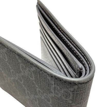 Gucci GG Coin Wallet Gray Interior 768244 Bifold Wallet Men's