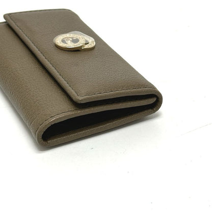 Bvlgari Bulgari Key Case Double Ring 6-ring Leather Brown