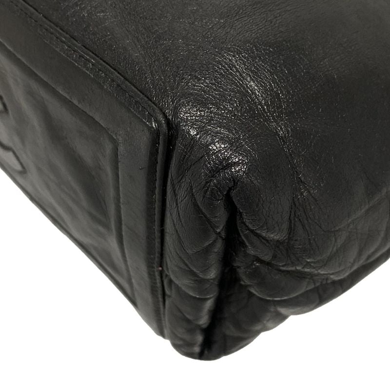 Chanel Tote Bag Coco Cocoon PM Black Lambskin