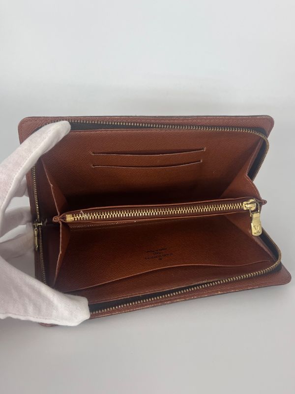 Louis Vuitton Long Wallet Monogram Portmonnais Zip M61727 04bs189