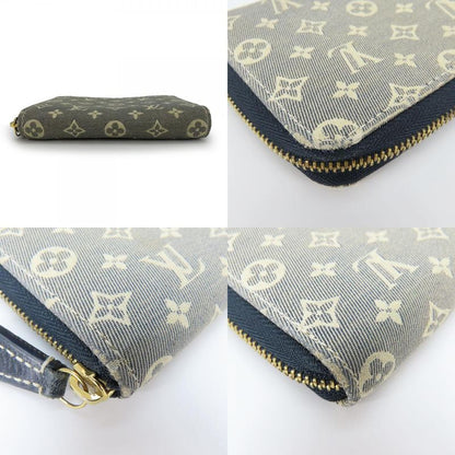 Louis Vuitton Coin Case Coin Purse M63004 Monogram Idylle Ankle Navy Gold
