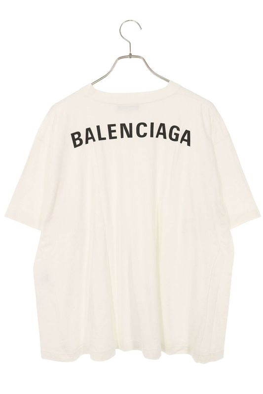 Balenciaga 578124 Tev43 Back Logo Print T-shirt Men's M