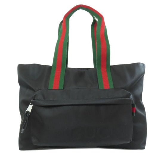 Gucci 802172 Large Tote Sherry Line Tote Bag Nylon Women
