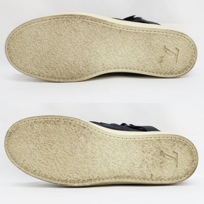 Louis Vuitton High Cut Sneakers - Suede Navy - Notation Size 6.5