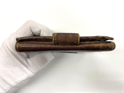 Gucci GG Canvas Leather Compact Wallet Double Fold Wallet Double Hook 05504