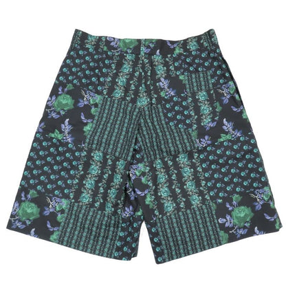 Unused 22AW DIOR Floral Rose Patchwork Short Half Pants Semi-wide 293c170a5680