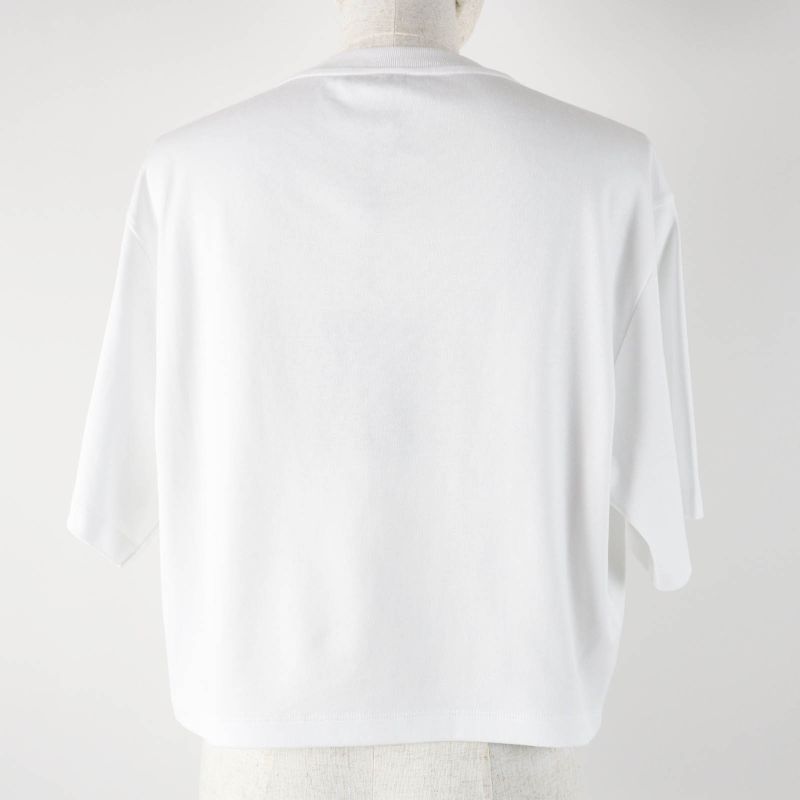 Louis Vuitton 23SS Cropped Box Silhouette Short-sleeved T-shirt White L Made