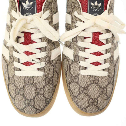 Gucci×adidas Gazelle Beige Tone Core White Ggmonogram Gazelle Sneakers Ie2262