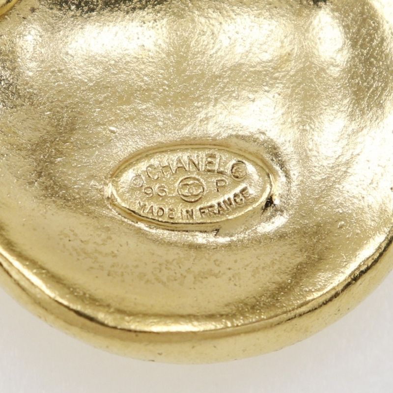 Chanel Clover Gold Plated 96P Ladies 28.8g Brooch