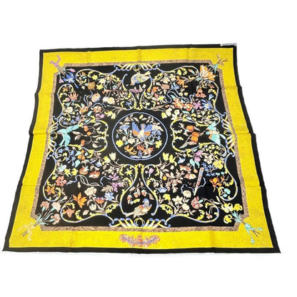Hermes Silk Carré 90 Pierres D' Orient Et D' Occident Oriental and Western