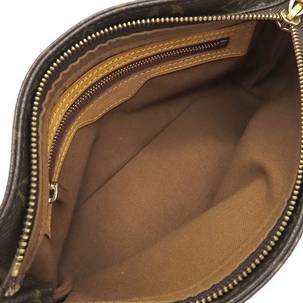 Louis Vuitton Shoulder Bag Trotter Monogram Canvas Monogram Gold Hardware Tea