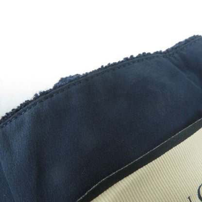 Gucci 652725 Wool With Horsebit Monochrome Tweed Sleeveless Dress Navy Gold