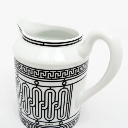 Hermes Creamer H DECO White Black Ceramic Tableware Accessories Others
