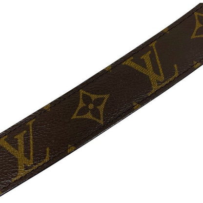 Louis Vuitton M6919 Ct0065 Belt Santure Ellipse Monogram Canvas Brown Gold Logo