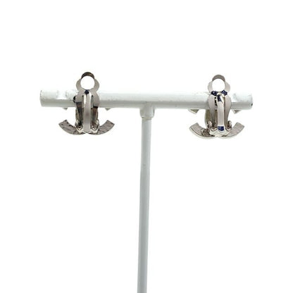 Chanel Earrings Jewelry Coco Mark Faux Pearl GP Silver Chanel Ladies Luxury