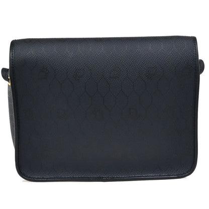 Christian DIOR Shoulder Bag Logo PVC Navy 61ka840