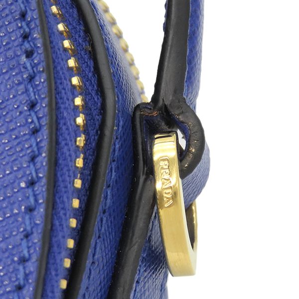 Prada 2way Bag Saffiano Odette 2way Bag Saffianoleather Blue Goldhardware Blue