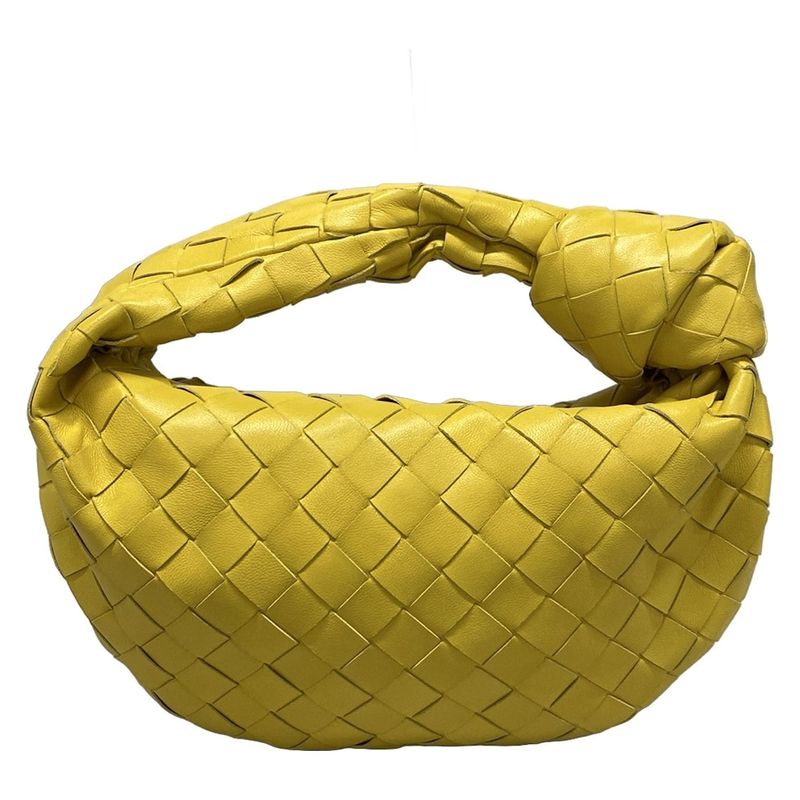 Bottega Veneta Handbag Mini The Jodie Yellow Leather