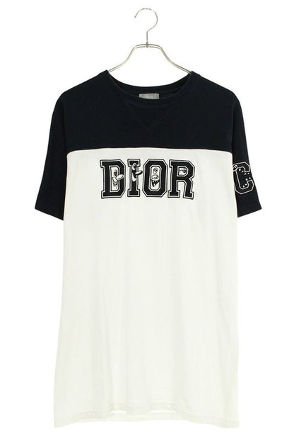 Dior 193j646a0554 Kenny Schar Logo Embroidered Oversized T-shirt Men M