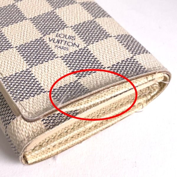 Louis Vuitton N61744 Damier Azure Portefeuille Trésor Bifold Wallet Louis