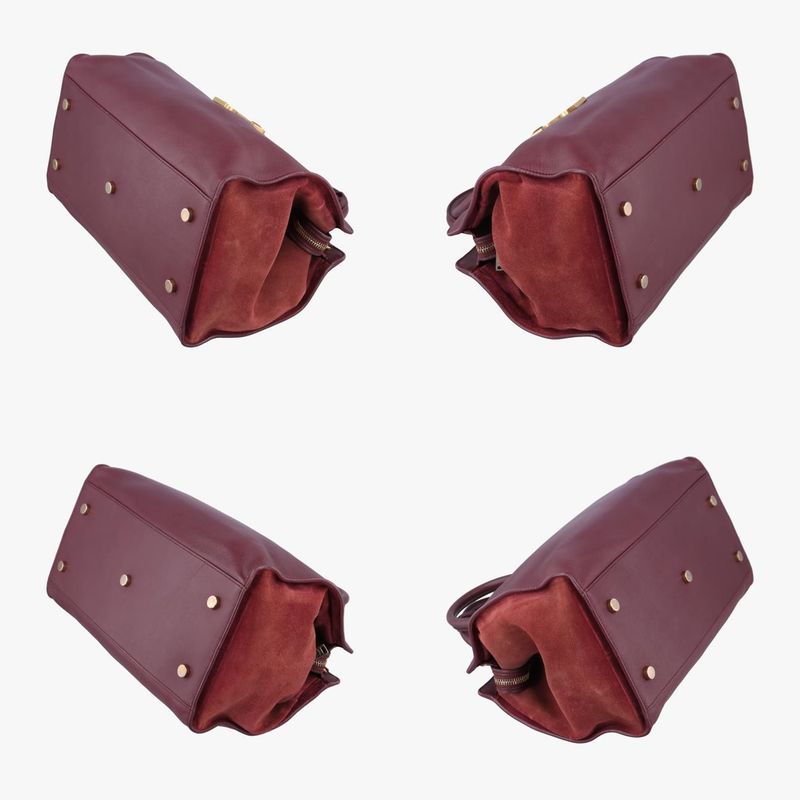 Yves Saint Laurentyves Saint Laurentdowntown Cabas Swine Redleather 436832gnr436