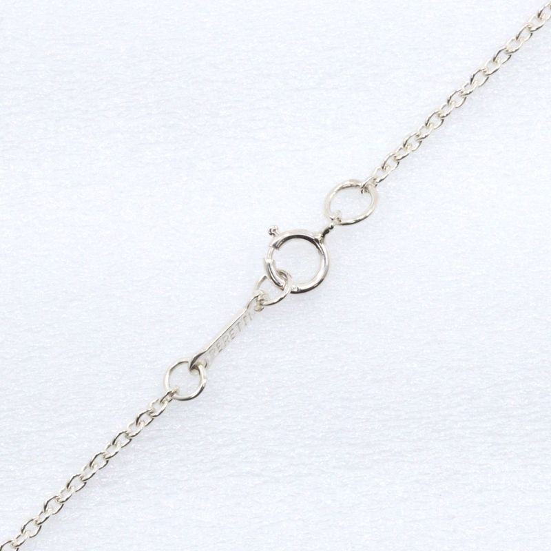 Tiffany & Co Open Heart Elsa Peretti 925 Silver Ladies 4.2g Necklace