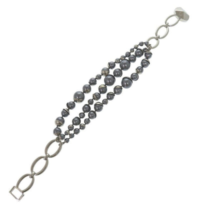 Dior Faux Pearl Necklace Silver Choker 0989 Dior