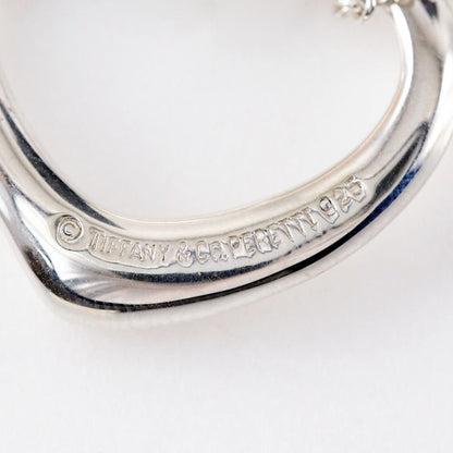 Tiffany & Co Open Heart Elsa Peretti 925 Silver Ladies 5.7g Necklace