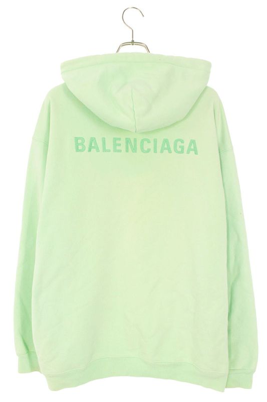 Balenciaga 600583 Tlvb8 Back Logo Embroidery Pullover Hoodie Men's S