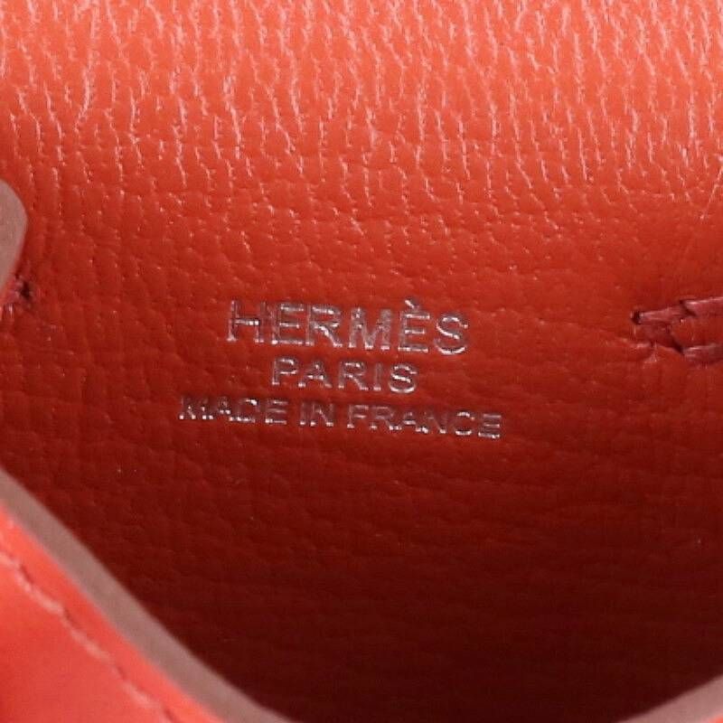 Hermes Kerry Doll Z Engraved Svhardware Tadelakt Chevre Mizor Charm Men's