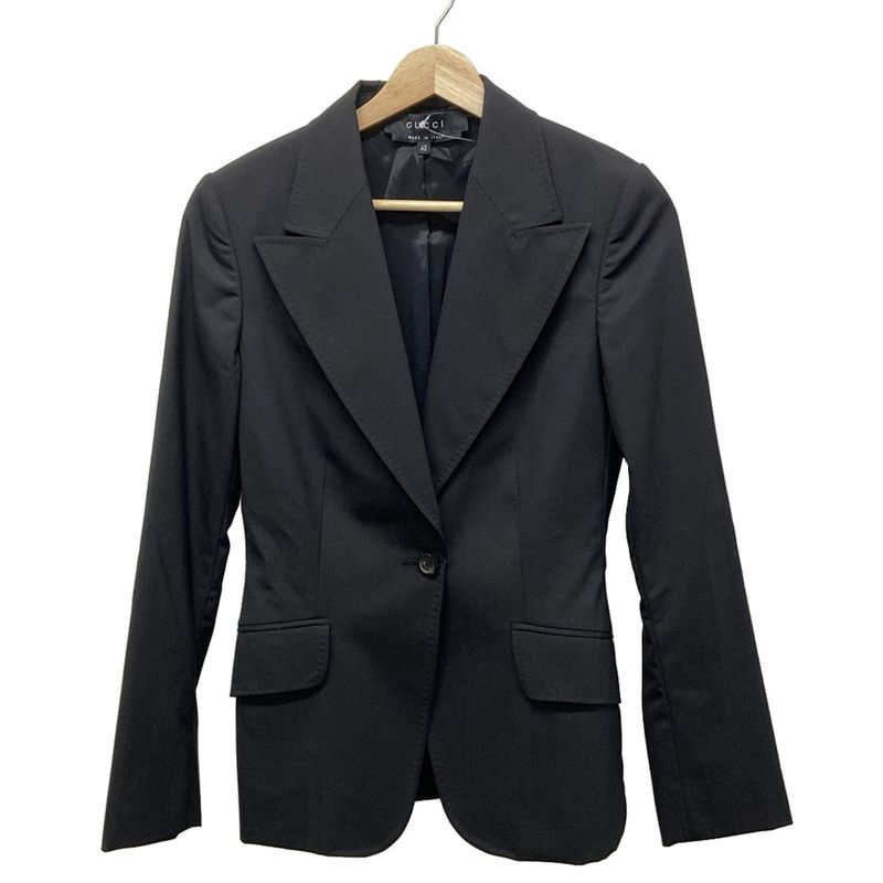 Gucci Jacket Size 40 M Women - 106347 Zc078 Black Long Sleeves / All Season