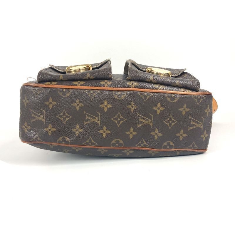 Louis Vuitton Shoulder Bag Hudson GM M40045 Monogram Canvas Brown