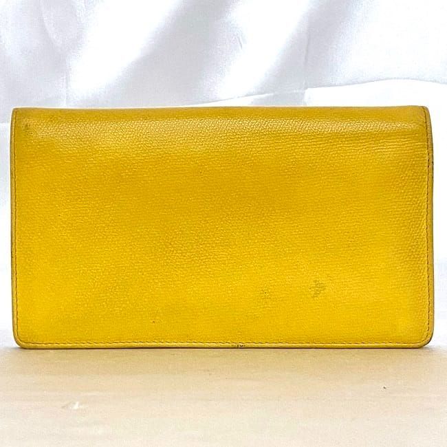 Chanel Bifold Long Wallet Ec21016 Yellow Coco Button