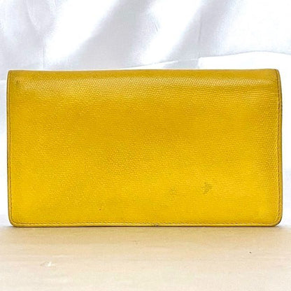 Chanel Bifold Long Wallet Ec21016 Yellow Coco Button