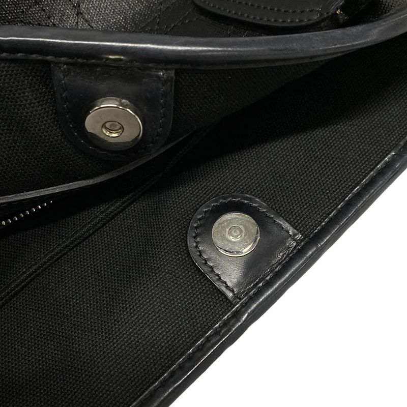 Dior/christian Dior Tote Bag Panarea Black Logo Charm None Leather