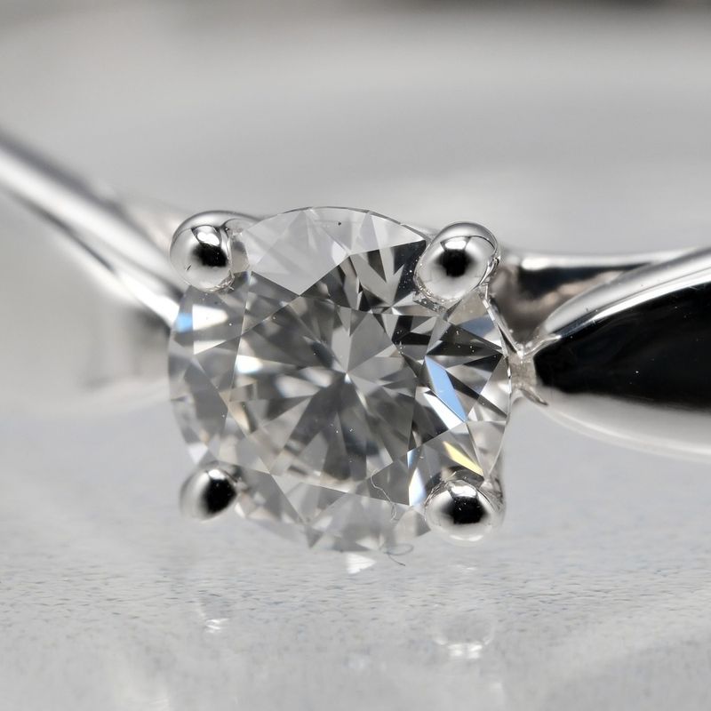 Tiffany & Co Harmony 0.21ct Vvs1/i/3ex Pt950platinum × Diamond #8 Ladies 3.18g
