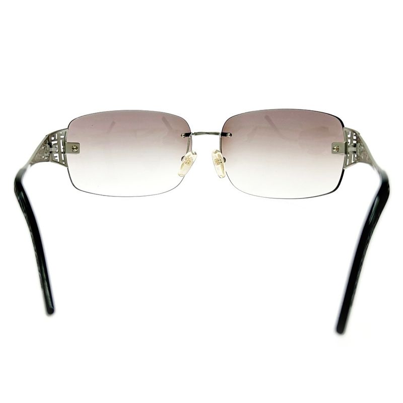 Fendi Fs364af 6215 028 125 Sunglass Es Black Silver 306243 Sunglass Es