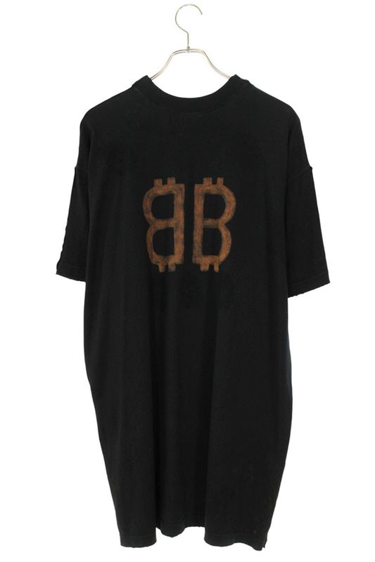 Balenciaga 791615 Tqvy2 Paris Moon Print Oversize T-shirt Men 1