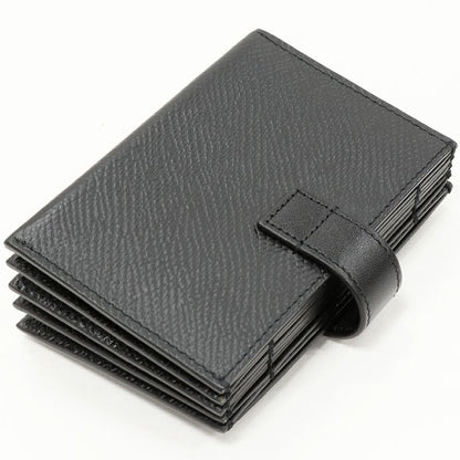 Celine Card Case Accordion Card Holder Calf Black 10b693bfp38no