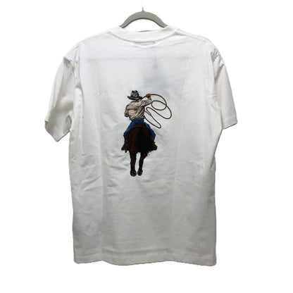 Louis Vuitton Short Sleeve T-shirt Graphic Embroidered 1afxnm Cotton White