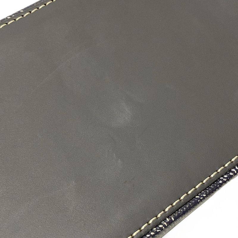 Goyard Shoulder Bag Mali Gallant MM Gray Leather