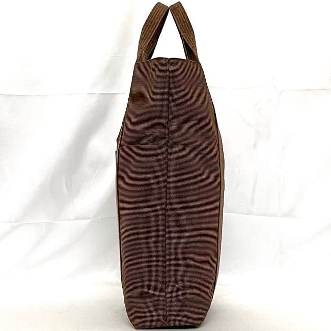 Hermes Tote Bag Her Line Cabas Brown Yale Excellent Condition