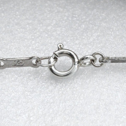 Tiffany & Co Open Heart Elsa Peretti 925 Silver Ladies 2.1g Necklace