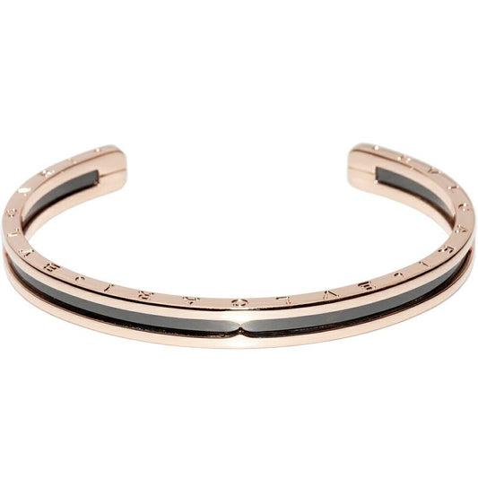 Bulgari Bangle Bracelet 18K Pink Goldxss Black PVD Bzero1 Bracelet S
