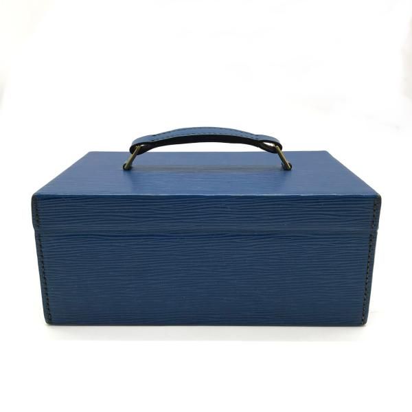 Louis Vuitton Epi Boite Atu Mini Trunk Blue Handbag