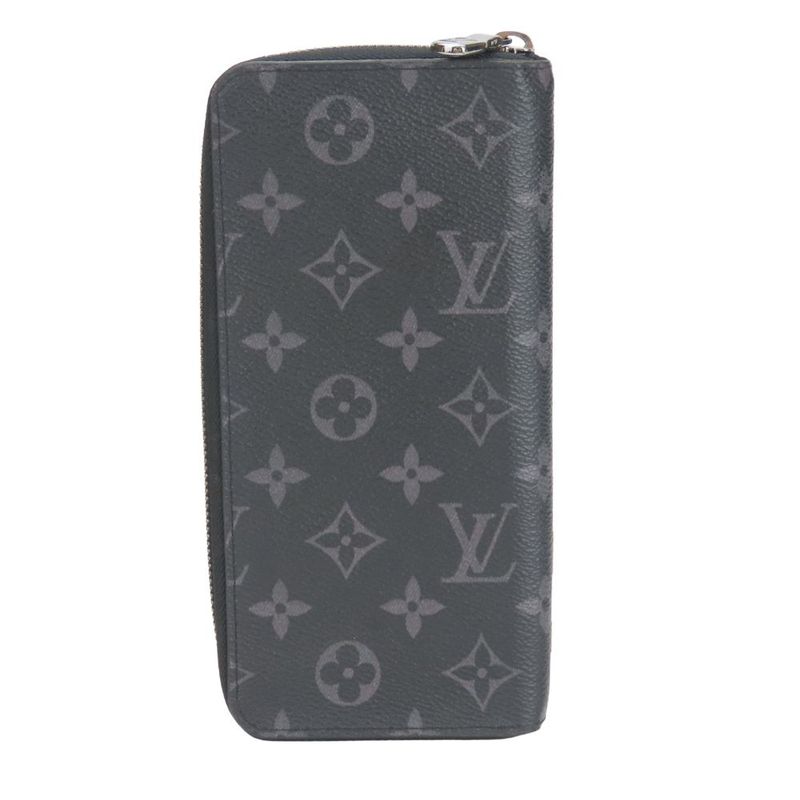 Louis Vuitton Long Wallet Zippy Wallet Vertical M62295 Monogram Eclipse Black